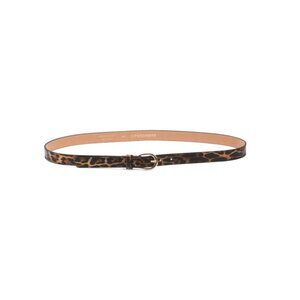 PERSAMAN NEW YORK Leopard Leather Animal Print Belt